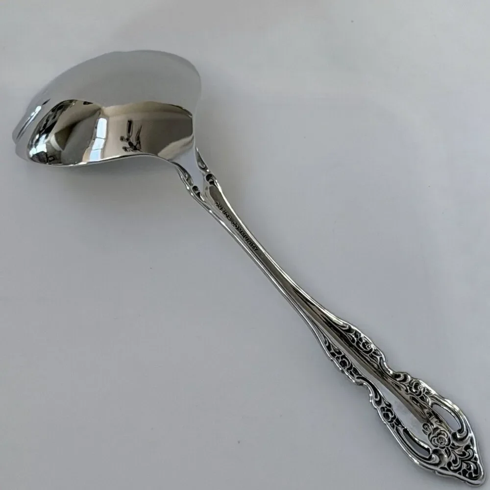 6pc Oneida Community Brahms Flatware Hostess Serving Set Stainless Betty Crocke